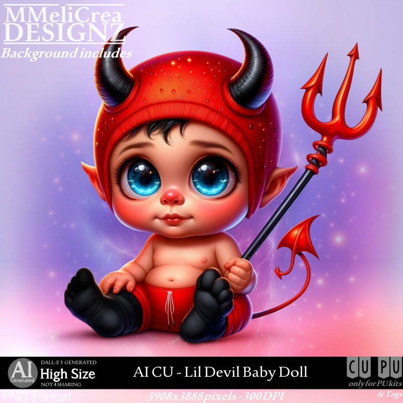 (image for) AI - CU Lil Devil Baby Doll (CU4PU / PNG)